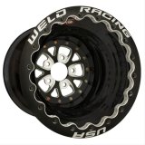 Weld V-Series 16x16 / 5x4.75 BP / 4in. BS Black Wheel - Black Double Beadlock thumbnail 1