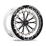 Weld V-Series 15x12 / 5x4.5 BP / 6in. BS Black Wheel - Black Double Beadlock MT thumbnail 4