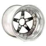 Weld Weldstar 15x6 / 5x4.75 BP / 3.5in. BS Black Wheel - Non-Beadlock thumbnail 1