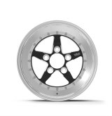 Weld Weldstar 15x8 / 5x4.5 BP / 5.5in. BS Black Wheel - Black Single Beadlock MT thumbnail 2