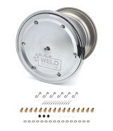 Weld Wide 5 XL Direct Mount 15x14 / 5x10.25 BP / 5in. BS Polished Assembly - Beadlock w/6-Dzus Cover thumbnail 4