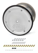 Weld Wide 5 XL Direct MT 15x12 / 5x10.25 BP / 5in. BS Polished Assembly - Mod Beadlock w/6-Dzus Cvr thumbnail 3