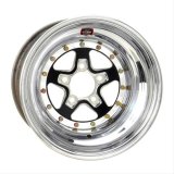 Weld Alumastar 2.0 15x10 / 5x4.5 BP / 6in. BS Black Wheel - Non-Beadlock thumbnail 1