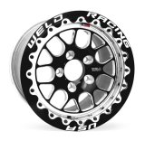 Weld S77 15x10.33 / 5x4.75mm BP / 7.5in. BS Black Wheel (Medium Pad) - Black Single Beadlock MT thumbnail 2