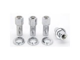 Weld Open End Lug Nuts w/ Centered Washers 1/2in. RH - 4pk. thumbnail 3