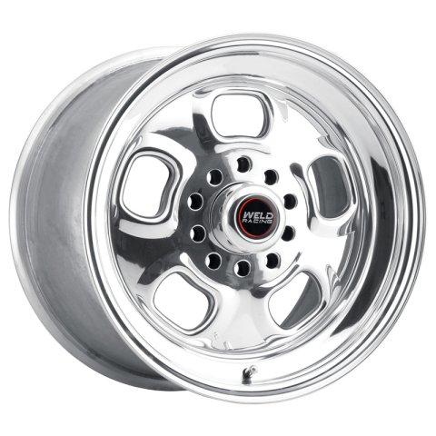Weld Rodlite 15x10 / 5x4.5 & 5x4.75 BP / 5.5in. BS Polished Wheel - Non-Beadlock thumbnail 5