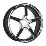 Weld Alumastar 2.0 18x6 / 5x4.5 BP / 2.7in. BS Black Wheel thumbnail 1