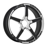 Weld Alumastar 1-Piece 18x6 / 5x4.75 BP / 2.7in. BS Black Wheel thumbnail 2