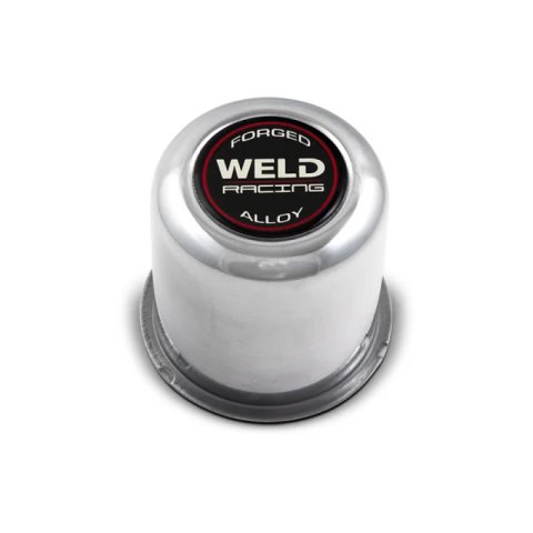 Weld Drag Sport Forged Center Cap 5 Lug 3.16in OD x 3.20in Tall DFS PT Weld Polished thumbnail 2