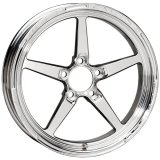 Weld Alumastar 1-Piece 18x6 / 5x115 BP / 2.7in. BS Polished Wheel - Non-Beadlock thumbnail 2