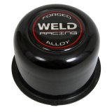 Weld Center Cap 5-Lug 3.16in. OD X 2.20in. RT/S71/WPD - Black thumbnail 1