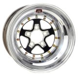 Weld Alumastar 2.0 15x10 / 5x4.5 BP / 7in. BS Black Wheel - Non-Beadlock thumbnail 3