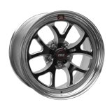 Weld S76 17x8 / 5x4.5 BP / 5.2in. BS Black Wheel (High Pad) - Non-Beadlock thumbnail 4