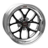 Weld S76 17x10.5 / 5x4.5 BP / 7.4in. BS Black Wheel (Low Pad) - Non-Beadlock thumbnail 4