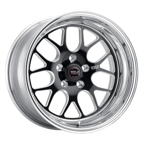 Weld S77 20x9 / 6x5.5 BP / 5.9in. BS Black Wheel (Low Pad) - Non-Beadlock