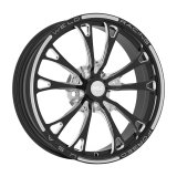 Weld V-Series 1-Piece 18x6 / 5x120mm BP / 3.2in BS Black Wheel - Non-Beadlock thumbnail 2
