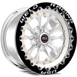 Weld Magnum III 15x10 / 5x4.75 BP / 7.5in. BS Black Wheel - Black Single Beadlock MT thumbnail 2