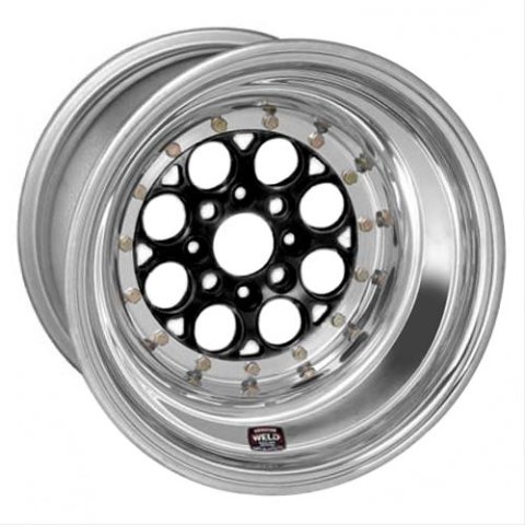 Weld Magnum Import 15x9 / 4x100mm BP / 5in. BS Black Center - Non-Beadlock - Wheel