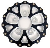 Weld V-Series Replacement Rear Center Section (For 15/16in Wheels) 5x4.75 - Black thumbnail 1