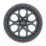 Weld Off-Road Ledge Six W108 20x9 / 6x139.7 BP / 5 In BS Satin Black Wheel thumbnail 1