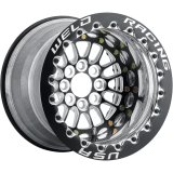 Weld Tuner Import Drag 13x9 / 4x100mm BP / 5in. BS Black Wheel SBL MT thumbnail 1