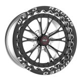 Weld Vitesse 17x11 / 5x4.75mm BP / 7.7in. BS Black Wheel - Black SBL thumbnail 1