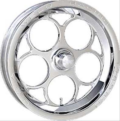 Weld Magnum 1-Piece 17x4.5 / 5x4.5 BP / 2.25in. BS Polished Wheel - Non-Beadlock
