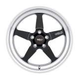 Weld S155 18x10 Ventura Drag 5x120 ET45 BS7.25 Gloss BLK MIL DIA 78.1 thumbnail 2