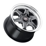 Weld S156 20x7 Ventura 6 Drag 6x135 ET13 BS4.50 Gloss BLK MIL DIA 87.1 thumbnail 2