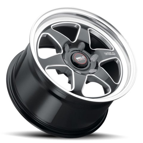 Weld S156 17x5 Ventura 6 Drag 6x139.7 ET-25 BS2.00 Gloss BLK MIL DIA 106.1 thumbnail 3
