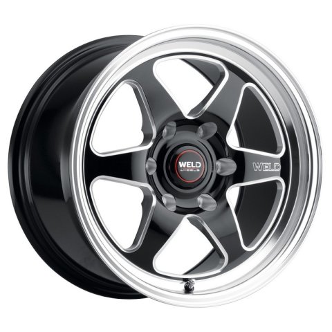Weld S156 17x5 Ventura 6 Drag 6x139.7 ET-25 BS2.00 Gloss BLK MIL DIA 106.1 thumbnail 4
