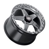 Weld S904 20x10.5 Ventura Beadlock 5x127 ET38 BS7.25 Gloss BLK MIL DIA 71.5 thumbnail 3