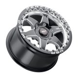 Weld S909 20x10 Ventura 6 Beadlock 6x139.7 ET38 BS7.00 Gloss BLK MIL DIA 106.1 thumbnail 2