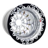 Weld V-Series 15x12 Polished 5x4.5 3in BS Black SBL MT thumbnail 3