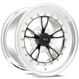 Weld Full Throttle 15x8 / 5x4.5 BP / 3.5in. BS Black Wheel - Polished Non Beadlock thumbnail 4