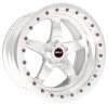 Weld S71 17x10 / 5x115mm BP / 6.7in. BS Polished Wheel (High Pad) - Polished Single Beadlock MT thumbnail 3