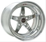 Weld S71 18x9.5 / 5x4.5 BP / 6.6in. BS Black Wheel (High Pad) - Single Beadlock thumbnail 4
