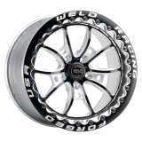 Weld S80 18x5 / 5x4.5 BP / 2.1in. BS (-23mm Offset) Black Wheel 3.18 ID (High Pad) - non-Beadlock thumbnail 3