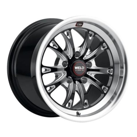 Weld Belmont Drag 18x10 / 5x114.3 BP / ET30 BS6.7 Gloss Black MIL DIA 78.1 thumbnail 1