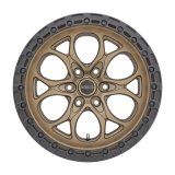 Weld Off-Road Ledge Six 20x9 / 6x135 BP / ET00 / BS5.00 Satin Black Wheel thumbnail 1