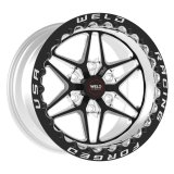 Weld S81 17x10 / 5x4.75 BP/ 7.2in. BS (43mm Offset) Black Wheel 3.18 ID (High Pad) - Single Beadlock thumbnail 5