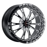 Weld S908 18X12 Belmont Drag Beadlock 5X120 ET52 BS8.50 Gloss Black MIL Dia 78.1 thumbnail 2