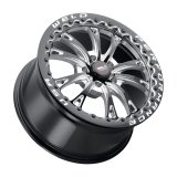 Weld S908 18X12 Belmont Drag Beadlock 5X120 ET52 BS8.50 Gloss Black MIL Dia 78.1 thumbnail 4