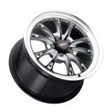 Weld S157 17X11 Belmont Drag 5X115 ET06 BS6.25 Gloss Black MIL Dia 78.1 thumbnail 3