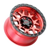 Weld Off-Road W133 17X9 Cinch 5X114.3 5X127 ET-12 BS4.50 Candy Red / Satin Black Ring 78.1 thumbnail 1