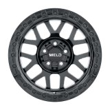 Weld Off-Road W105 17X9.0 Cinch 6X135 6X139.7 ET00 BS5.00 Gloss Black MIL 106.1 thumbnail 3