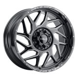 Weld Off-Road W117 20X10 Fulcrum 6X135 6X139.7 ET-18 BS4.75 Gloss Black MIL 106.1 thumbnail 1