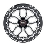 Weld S907 15X10 Laguna Beadlock 5X114.3 ET25 BS6.5 Gloss Black MIL Dia 78.1 thumbnail 2