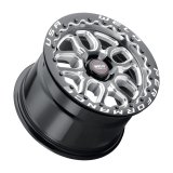 Weld S907 15X10 Laguna Beadlock 5X114.3 ET25 BS6.5 Gloss Black MIL Dia 78.1 thumbnail 3