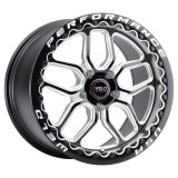 Weld S907 17X10 Laguna Beadlock 5X127 ET38 BS7.00 Gloss Black MIL Dia 71.5 thumbnail 1